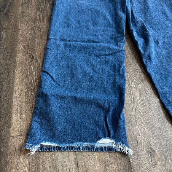 American Eagle Outfitters Flare Wide-Leg Denim Jeans, women’s size 14 - Picture 7 of 10